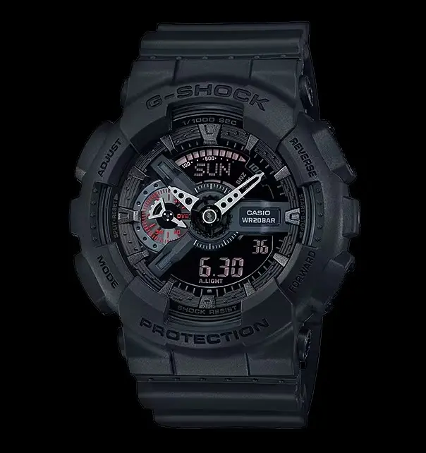G-Shock GA110MB1ACR Black Band CR1220 Webinar - 1