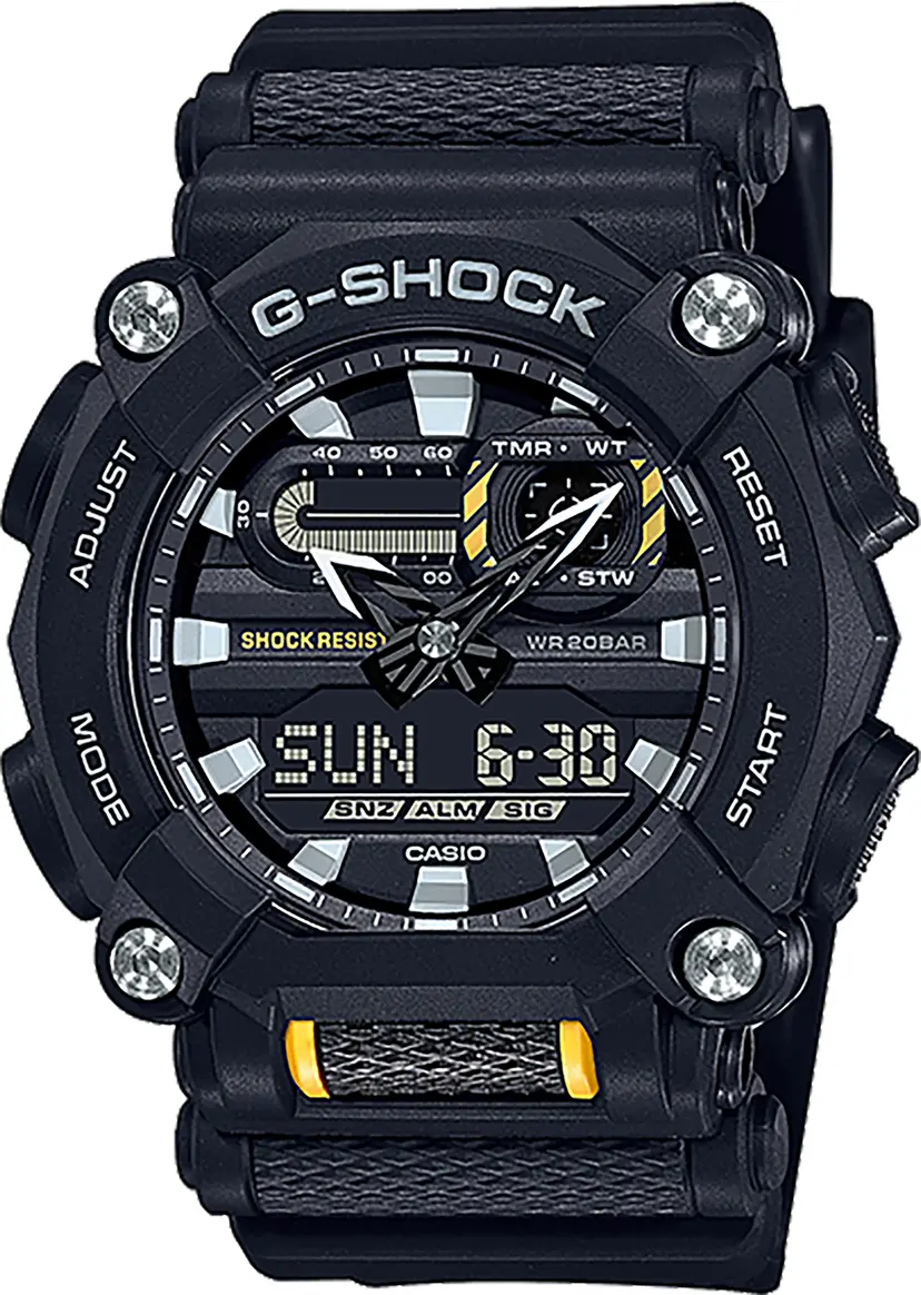 G-Shock GA9001A Casio Analog-Digital Black Webinar - 1