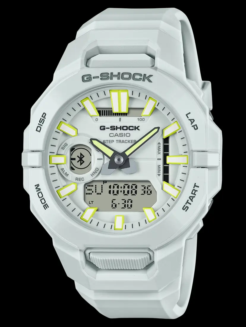 G-Shock GBA9507ACR Move GBA-950 Keep Time White Band Analog/Digital Display Webinar - 1