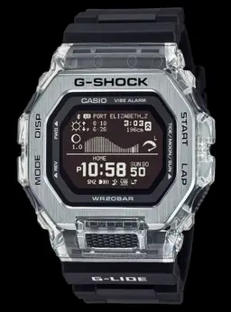 G-Shock GBX100S1CR GBX-100 Black Band Webinar - 1