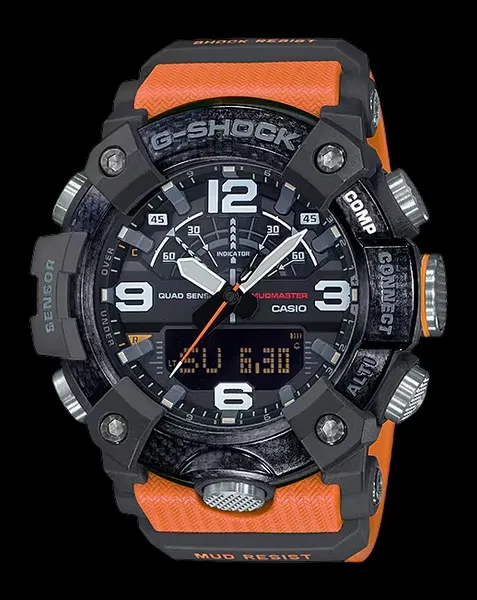 G-Shock Mudmaster Orange Band Analog/Digital Display CR2025 Webinar