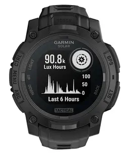 Garmin 0100293450 Instinct 3 Tactical Edition Black Band Sunlight-Visible/Transflective MIP Display Compatible w/ iPhone/Android Webinar - 2