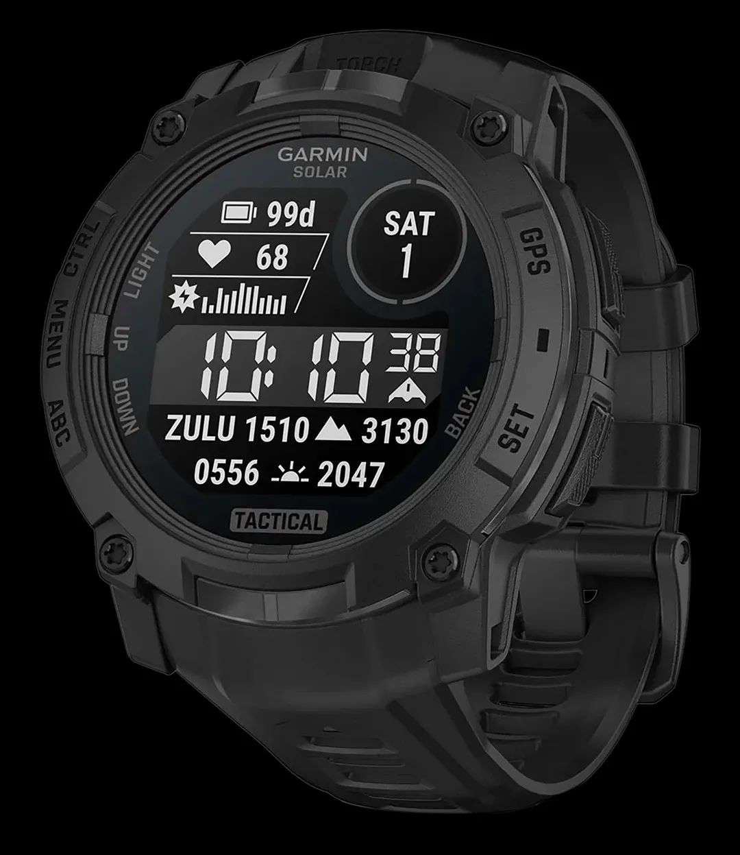 Garmin 0100293550 Instinct 3 Tactical Edition Black Band Sunlight-Visible/Transflective MIP Display Compatible w/ iPhone/Android Webinar