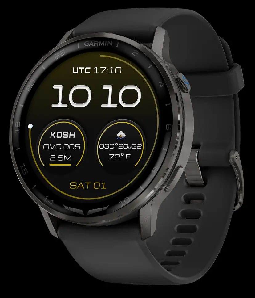 Garmin D2 Air X15 8 GB Slate/Black Band 1.40" AMOLED Display Lithium Ion Compatible w/ iPhone/Android Webinar - 1