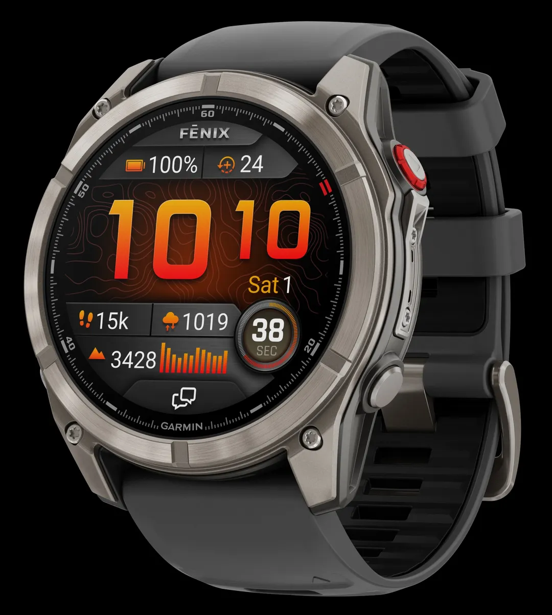 Garmin Fenix 8 PRO Graphite/Black AMOLED Display Compatible w/ Iphone and Android Webinar