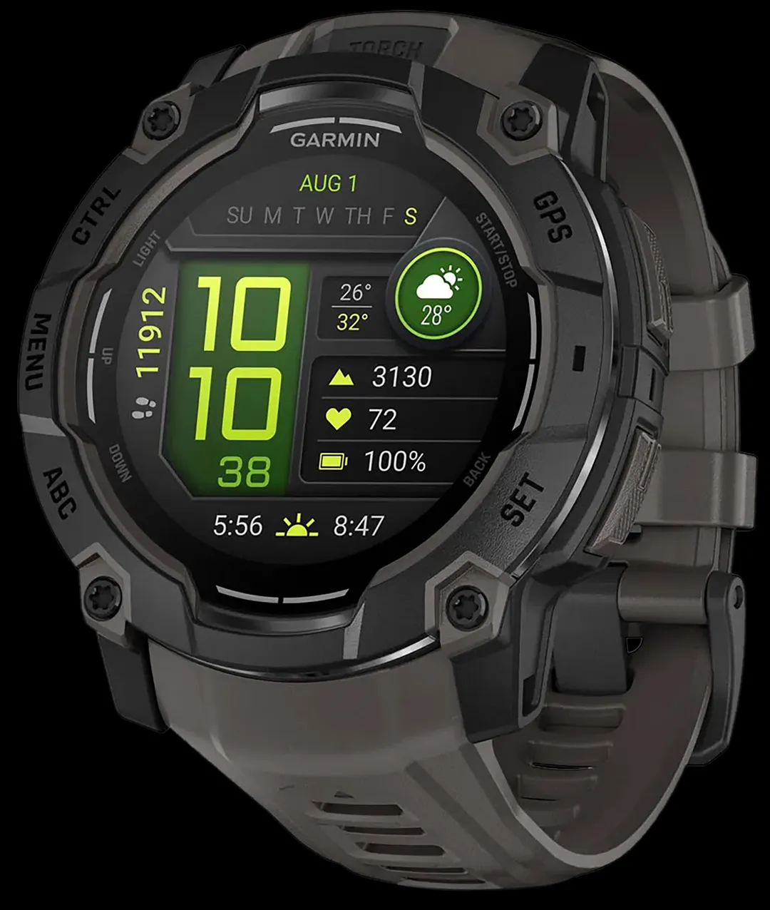 Garmin Instinct 3 AMOLED Black Charcoal Band Webinar
