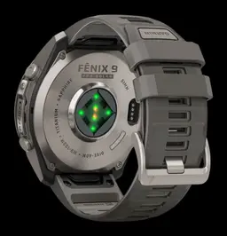 Garmin Pro Fenix 9 64GB 51mm Titanium Case Pebble Gray/Silver Gray Band Sunlight-Visible/Transflective MIP Display Webinar - 3