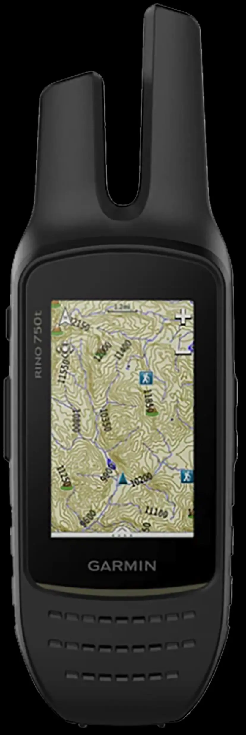 Garmin Rino 750t Communication/SOS/Maps 4.50GB Memory Black 3" Transflective Color TFT Display Webinar - 1