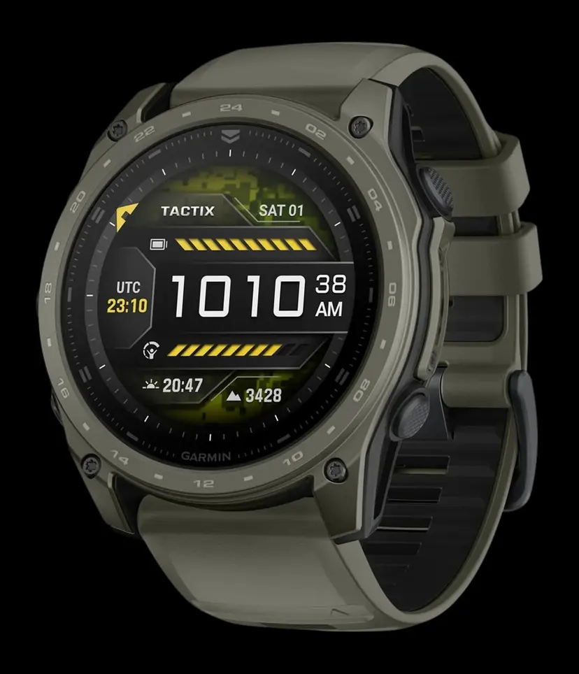 Garmin Tactix 8 32GB Memory Olive Drab Cerakote Band AMOLED Display Webinar - 1