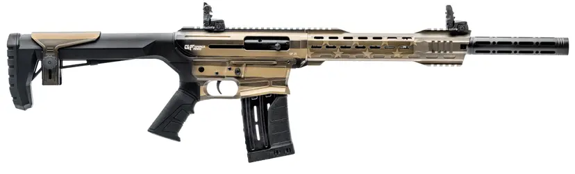 GForce Arms GF25 12 Gauge Bronze American Flag Webinar - 1