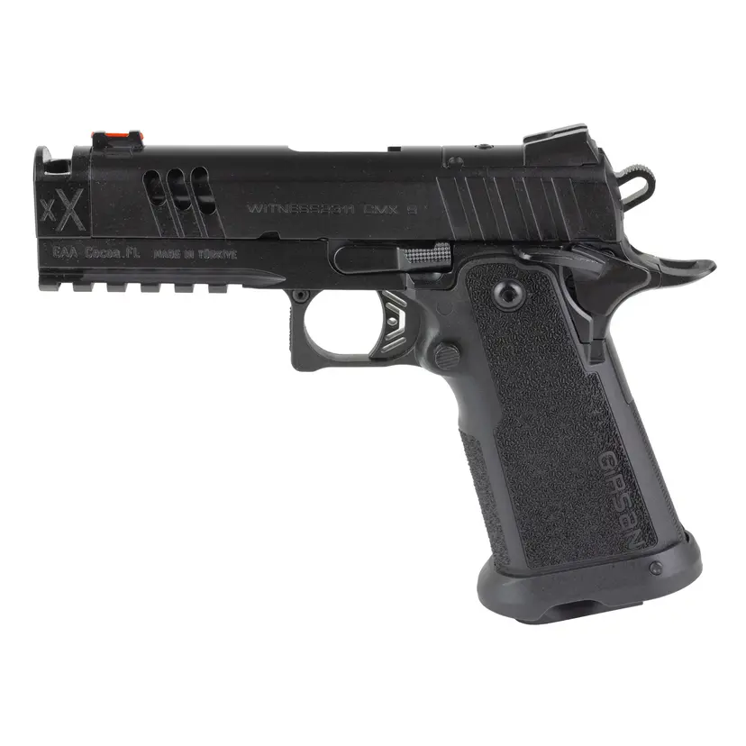Girsan Witness 2311 CMXX 9mm Semi-Auto Pistol 4.25in Bull Barrel Integral Compensator Optics Ready 17rd Black Cerakote Webinar - 1