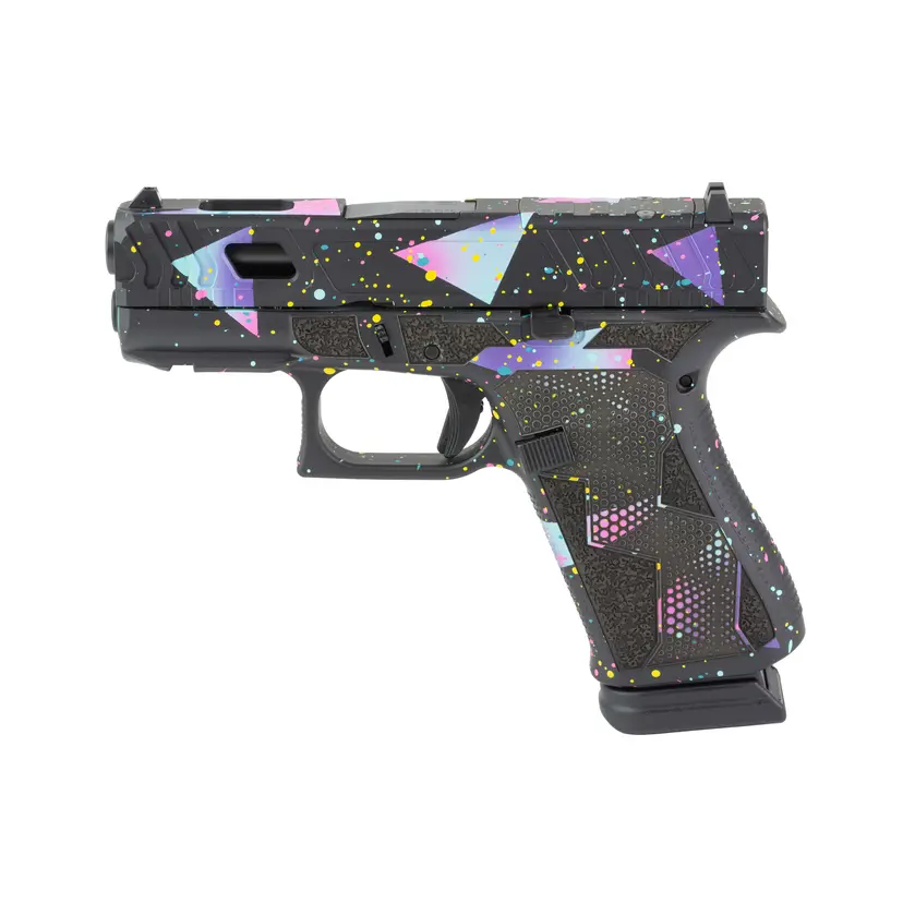 GLOCK 43X 9mm Sub-Compact 3.41in 15+1 Striker-Fired Pistol with 80s Night Cerakote, Laser Stippled Grip, Fixed Sights, 2 Magazines Webinar - 1