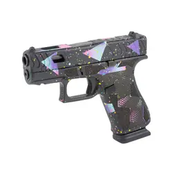 GLOCK 43X 9mm Sub-Compact 3.41in 15+1 Striker-Fired Pistol with 80s Night Cerakote, Laser Stippled Grip, Fixed Sights, 2 Magazines Webinar - 3