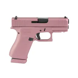 GLOCK 43X 9mm Sub-Compact Striker-Fired Pistol 3.41in Barrel Plush Pink Cerakote 15+1 2 Mags Webinar - 2