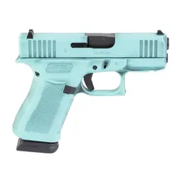 GLOCK 43X 9mm Sub-Compact Striker-Fired Pistol 3.41in Glock Marksman Barrel, Battle Worn Robin’s Egg Blue Cerakote, 15rd, 2 Magazines Webinar - 2