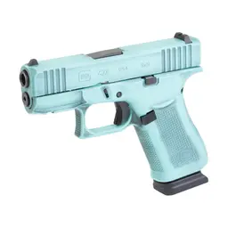 GLOCK 43X 9mm Sub-Compact Striker-Fired Pistol 3.41in Glock Marksman Barrel, Battle Worn Robin’s Egg Blue Cerakote, 15rd, 2 Magazines Webinar - 3