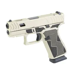 GLOCK 43X 9mm Sub-Compact Striker-Fired Pistol 3.41in Ported Barrel 15+1 Banshee Two-Tone Black/Tan Cerakote 2 Mags Webinar - 3
