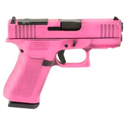 GLOCK 43X MOS 9mm 3.41in Striker-Fired Sub-Compact Pistol, 10+1, Battle Worn Bubble Gum Pink Cerakote, Optic Cut, 2 Mags Webinar - 3