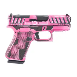 GLOCK 43X M.O.S. 9mm Sub-Compact Semi-Auto Pistol 3.41in Custom Pink Cerakote 10+1 2 Mags Webinar - 2