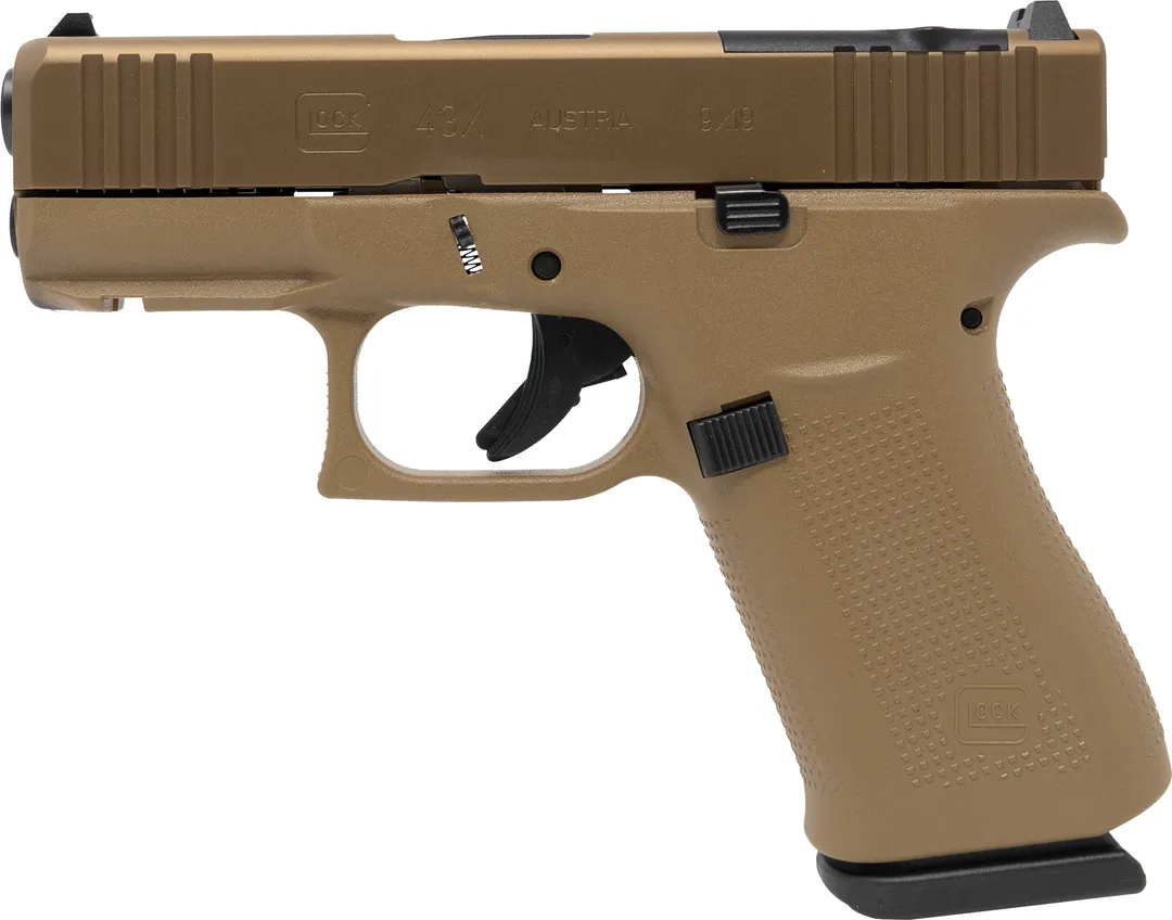 Glock 43X MOS Coyote 9mm Pistol Webinar
