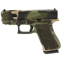 GLOCK 43X MOS-K 9mm Sub-Compact Striker-Fired Pistol 3.41in Barrel 10rd M81 Camo Cerakote Optics Ready Webinar - 1
