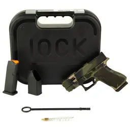 GLOCK 43X MOS-K 9mm Sub-Compact Striker-Fired Pistol 3.41in Barrel 10rd M81 Camo Cerakote Optics Ready Webinar - 4