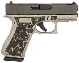 Glock 43X MOS Ported 9mm Titanium Silver Cerakote Webinar - 1