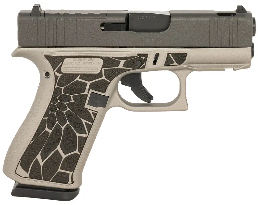 Glock 43X MOS Ported 9mm Titanium Silver Cerakote Webinar - 1