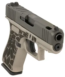 Glock 43X MOS Ported 9mm Titanium Silver Cerakote Webinar - 2