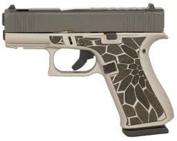 Glock 43X MOS Ported 9mm Titanium Silver Cerakote Webinar - 3