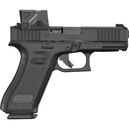 GLOCK 45 Gen 6 COA 9mm Striker-Fired Full Size Pistol 4.02in DLC Black w/ Aimpoint COA Optic, Fixed Sights, 17rd, 3 Mags Webinar - 2