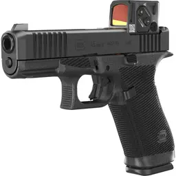 GLOCK 45 Gen 6 COA 9mm Striker-Fired Full Size Pistol 4.02in DLC Black w/ Aimpoint COA Optic, Fixed Sights, 17rd, 3 Mags Webinar - 2