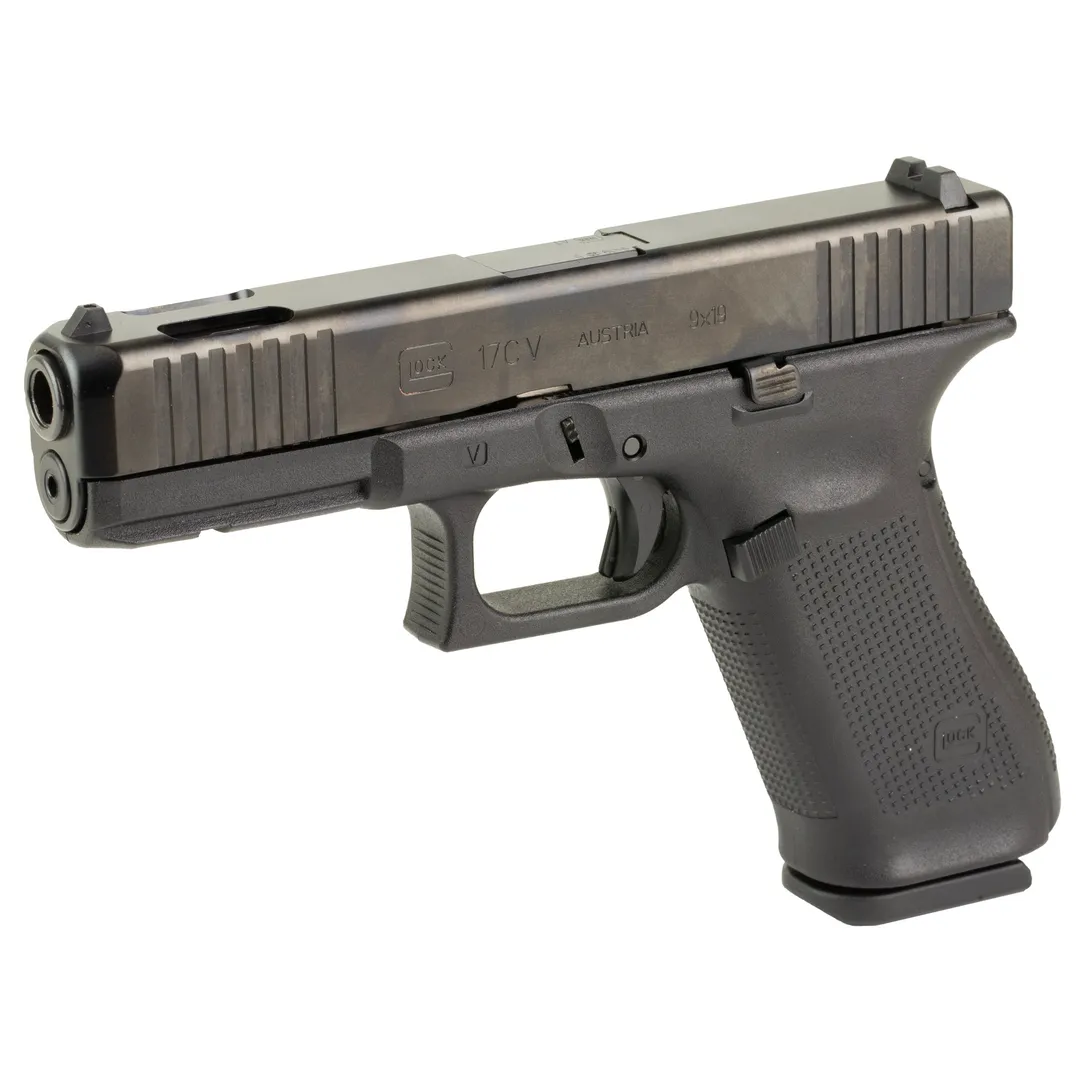 GLOCK 17C (V) 9MM 17-Round Full Size Semi-Auto Pistol, Ported Barrel, Black, 3 Magazines Webinar