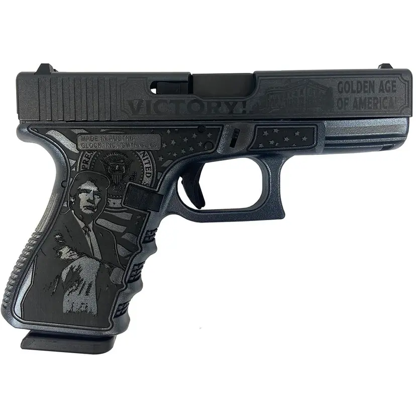 Glock 19 Gen3 Custom "Trump 47th" 9mm Webinar - 1