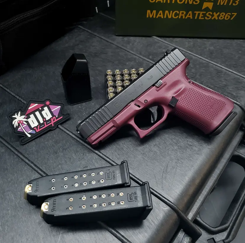 Glock 19 Gen5 9mm Black Cherry Cerakote Webinar - 1