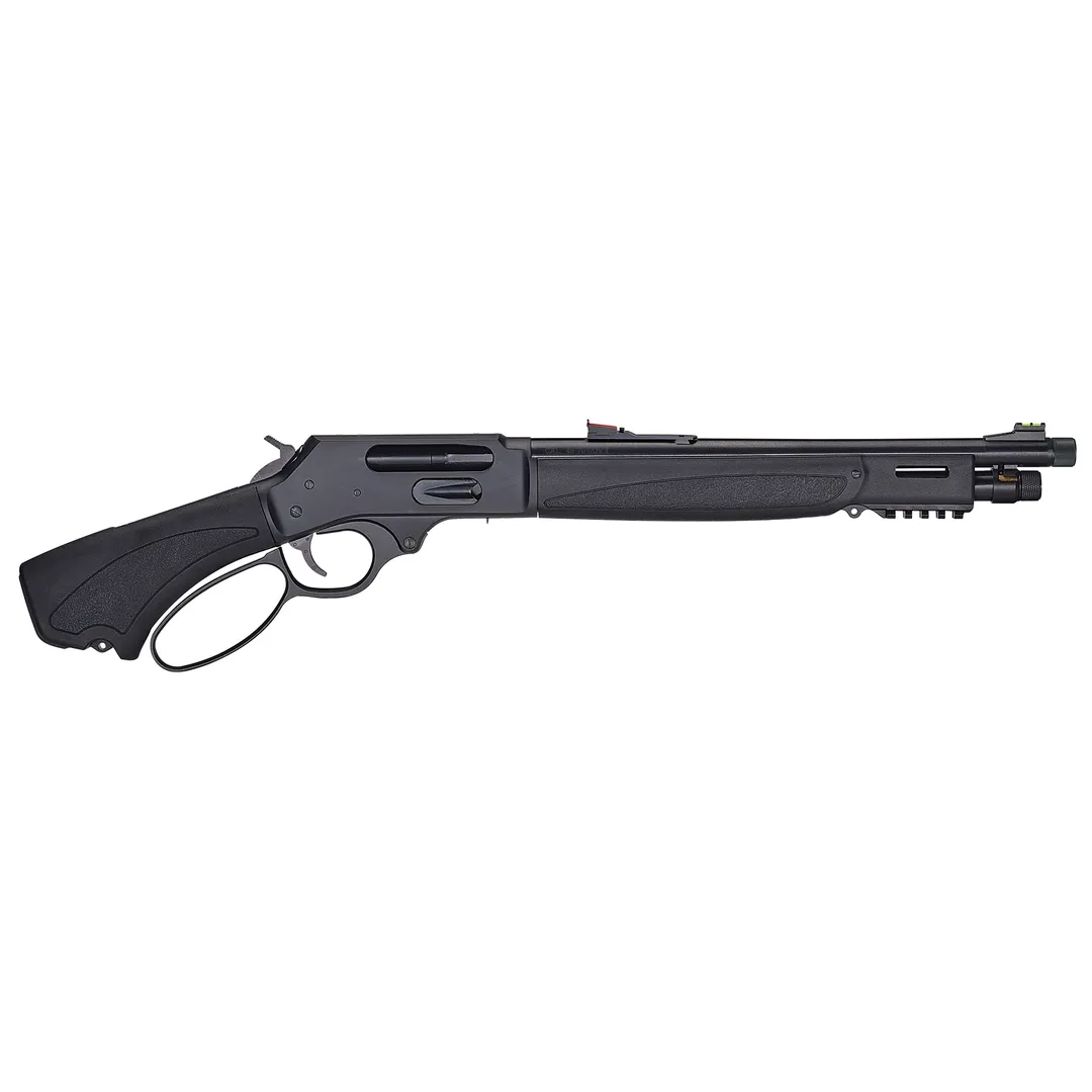 Henry Repeating Arms H10 Bear’s Leg Lever Action Pistol 45-70 Govt 13.8in Threaded Barrel 3rd 5/8x24 Black Synthetic Webinar
