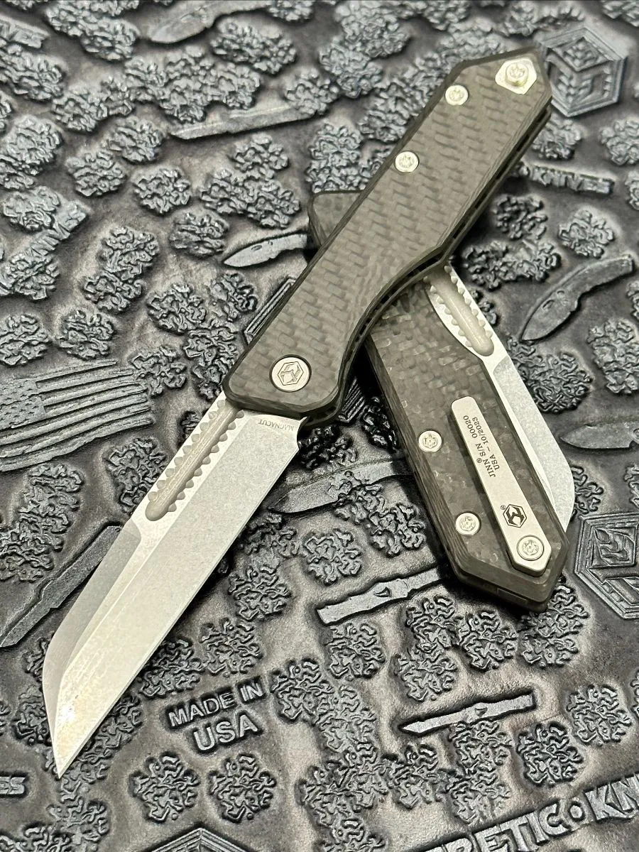 Heretic Jinn Stonewash Blade Carbon Fiber Body Stonewash Hardware H013-2A-CF Webinar