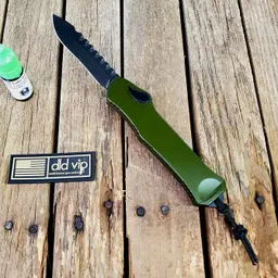 Heretic Knives Hydra Recurve DLC OD Green H008-6A-GRN Webinar - 2