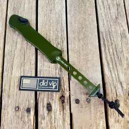 Heretic Knives Hydra Recurve DLC OD Green H008-6A-GRN Webinar - 3