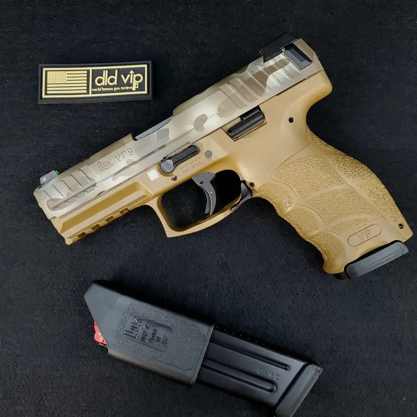 HK VP9 9mm FDE Camo Cerakote Webinar - 1