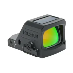 Holosun 407COMP X3 Green Dot Open Pistol Sight 2 MOA 1X RMR Footprint Black Anodized Webinar - 2