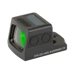 Holosun EPS Gold Enclosed Pistol Red Dot Sight 2 MOA Dot 32 MOA Circle Black Anodized with RMR-to-K Adapter Plate Webinar - 1