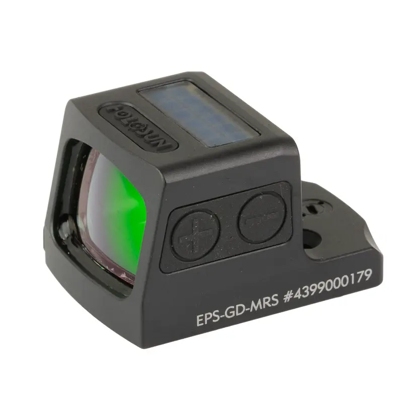 Holosun EPS Gold Enclosed Pistol Red Dot Sight 2 MOA Dot 32 MOA Circle Black Anodized with RMR-to-K Adapter Plate Webinar - 1