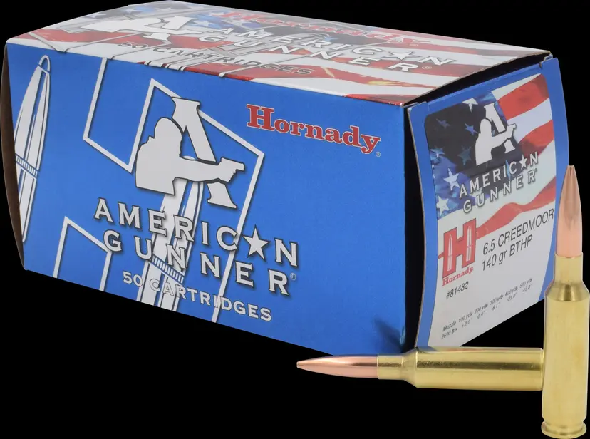 Hornady American Gunner 6.5Creedmoor 140gr Hollow Point Boat Tail 500 Round Case Webinar - 1