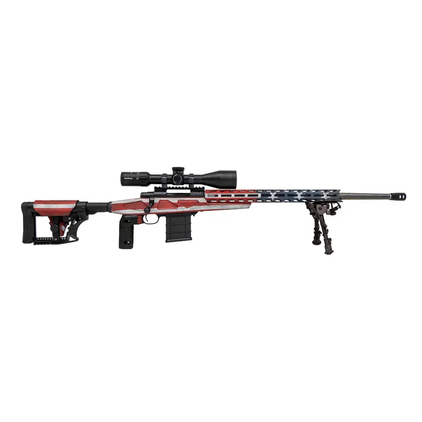 Howa 1500 APC 6.5 Creedmoor CF 24" RWB Cerakote w/ 4-16x50 Nikko Stirling Scope Webinar - 1
