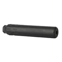 HUXWRX FLOW 22 Ti .22 LR Suppressor Black Cerakote Grade 5 Titanium 1/2x28 Direct Thread Webinar - 2