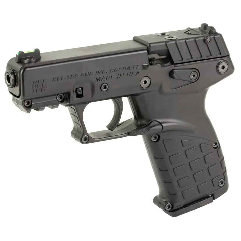 Kel-Tec P17 Compact .22LR Semi-Auto Pistol 3.8in Threaded Barrel 1/2x28 Matte Black Polymer Frame 10rd Fiber Optic Front Sight Includes 3 Magazines Webinar - 1