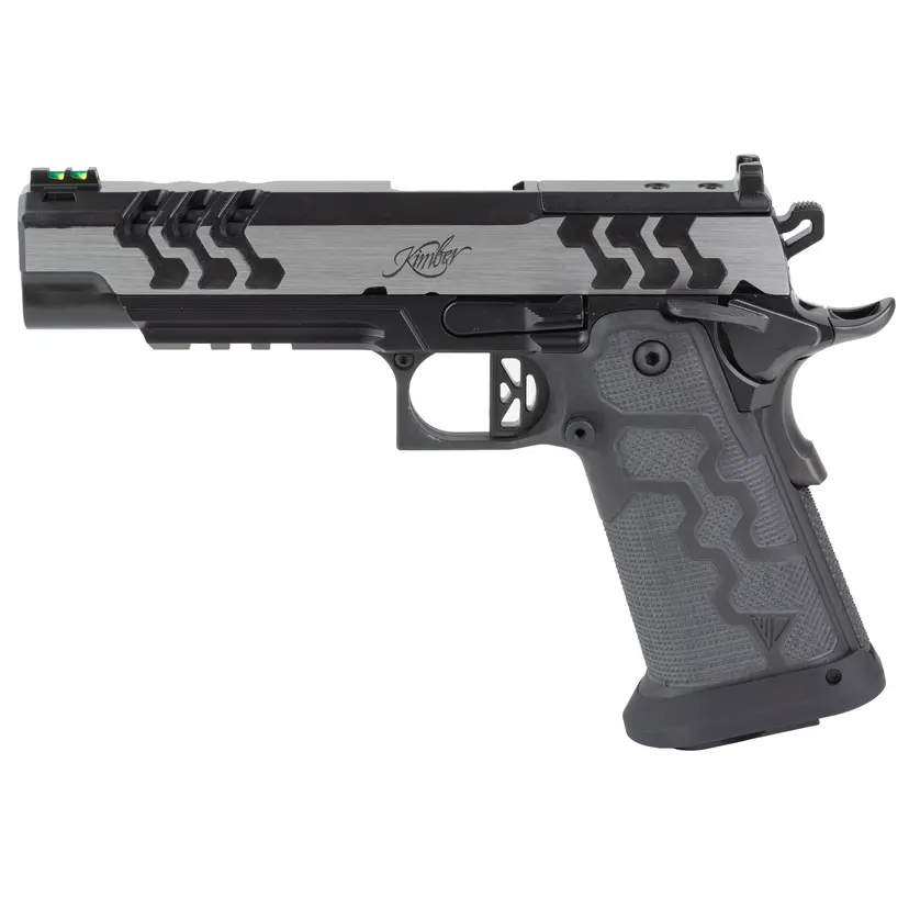 Kimber 2K11 Eclipse 9mm 20+1 Optics Ready 5" Full Size 1911 Pistol Silver Slide Carbon Fiber Grips Webinar - 1