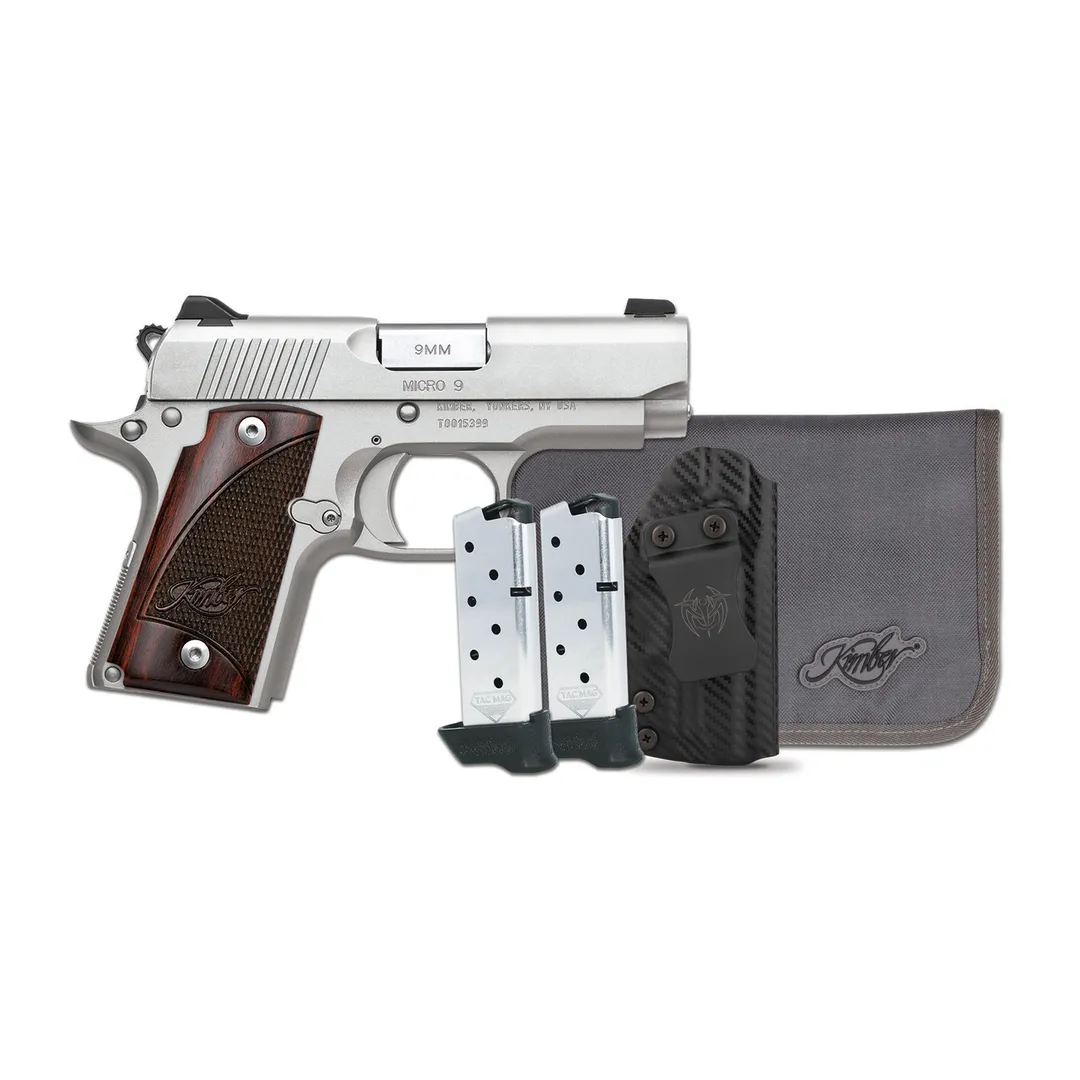 Kimber Micro 9 9mm 7rd Satin Rosewood Bundle Webinar