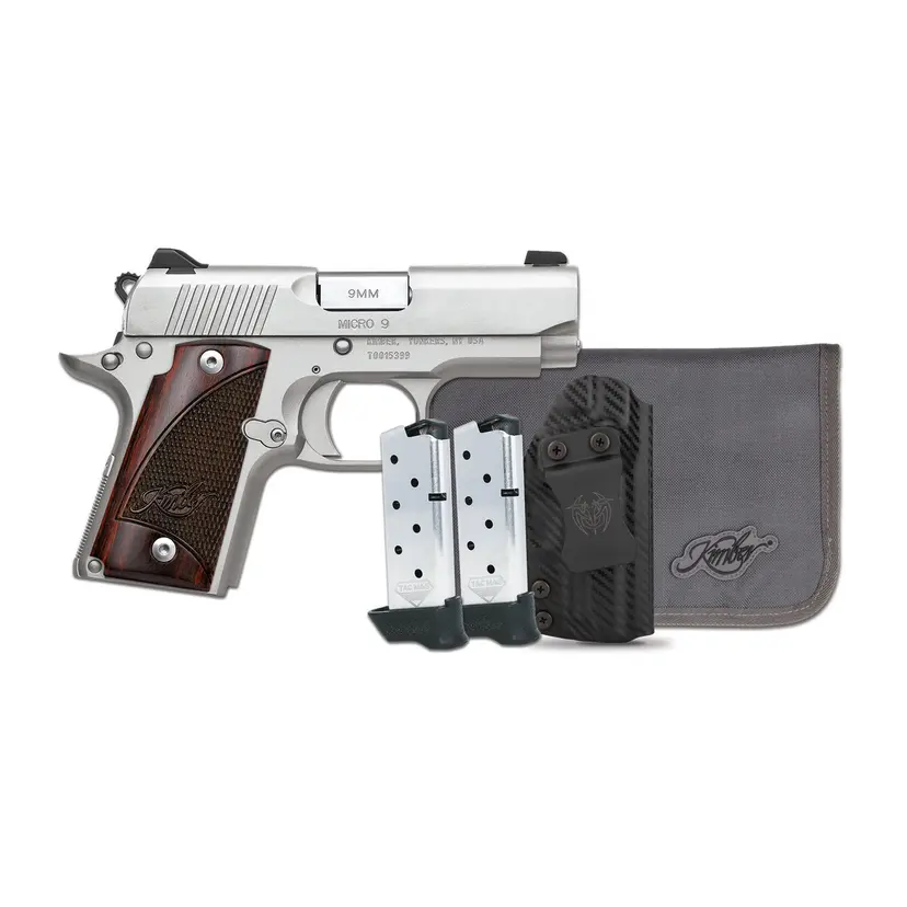 Kimber Micro 9 9mm 7rd Satin Rosewood Bundle Webinar - 1